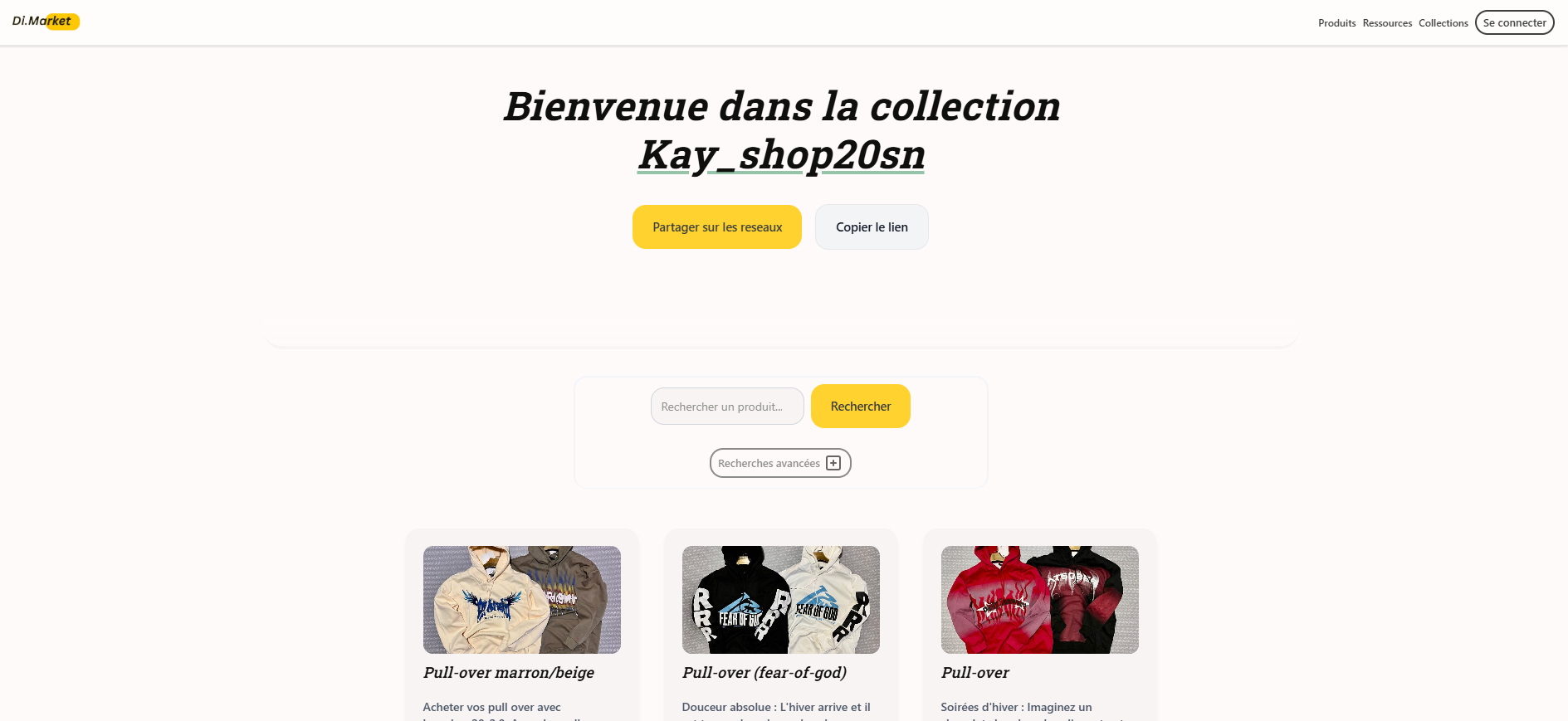 Collection DiMarket